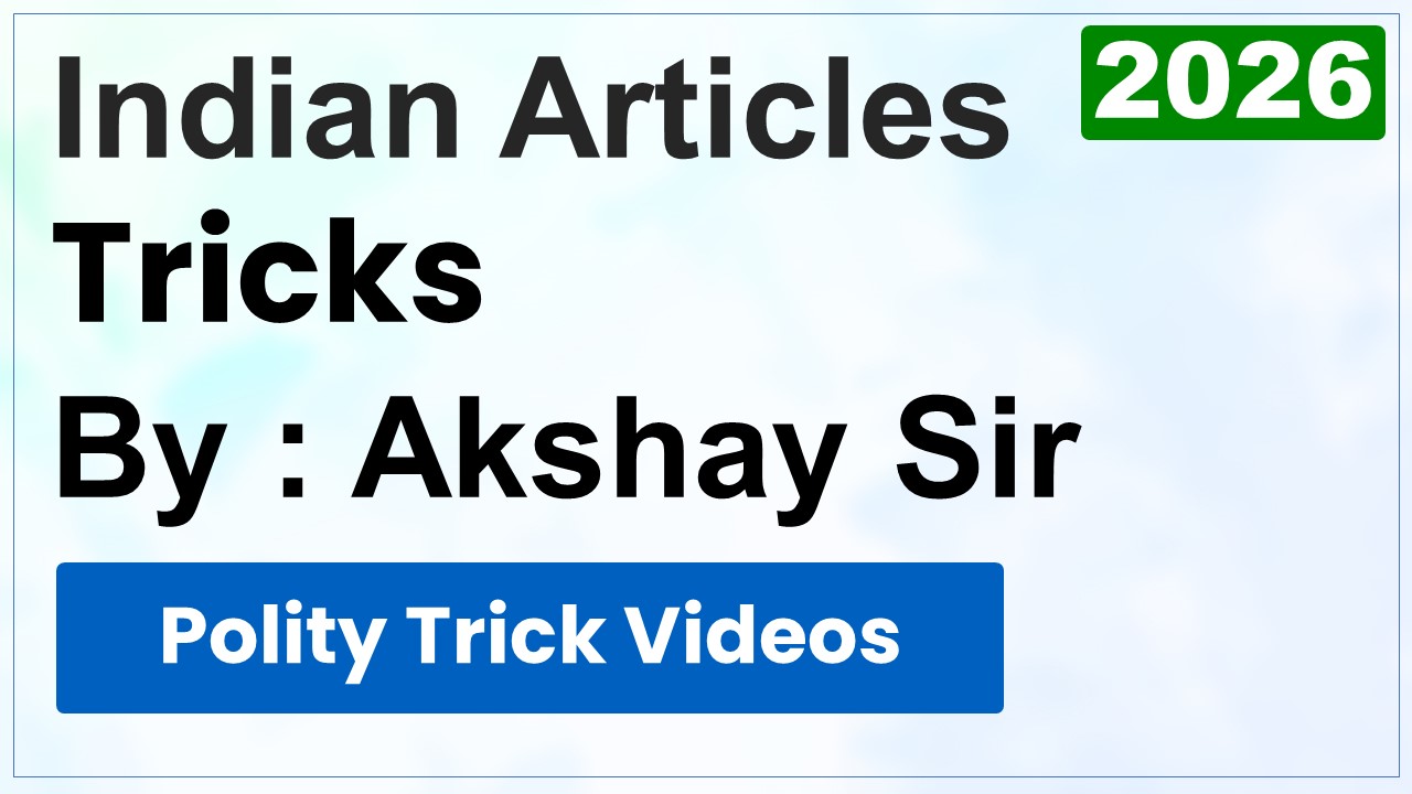 Indian Constitution Articles Tricks By Akshay Sir